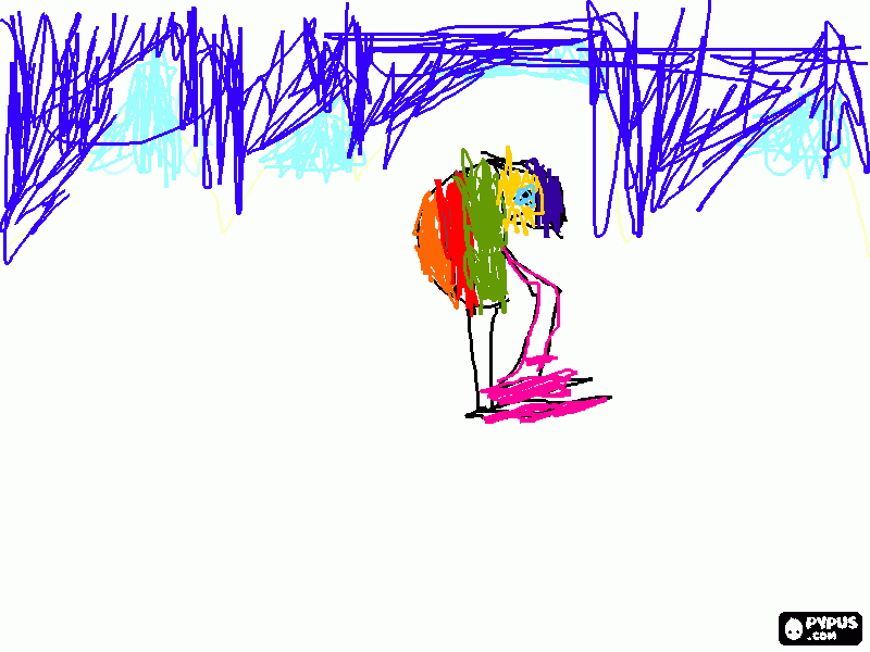 Omalovánka duháček