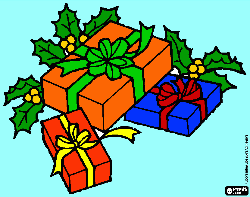 Omalovánka dárečky