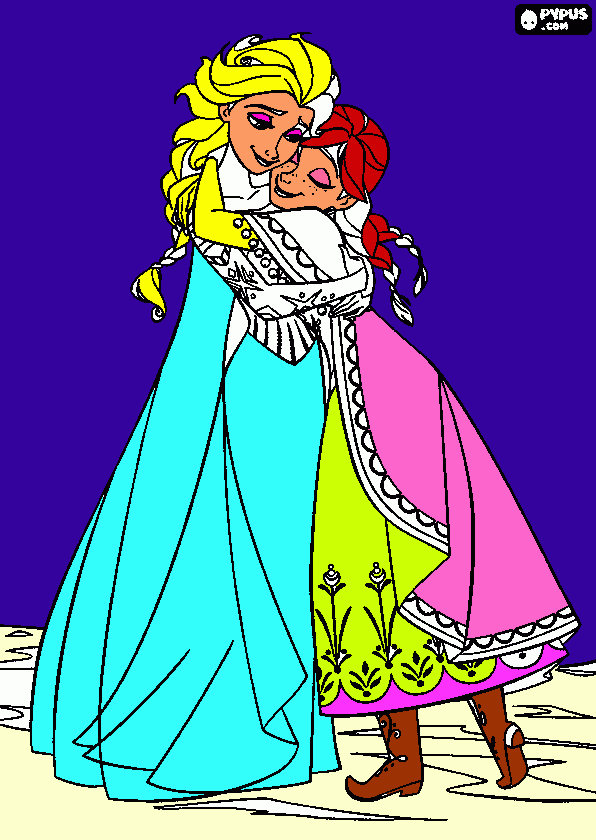 Omalovánka ELZA a ANNA