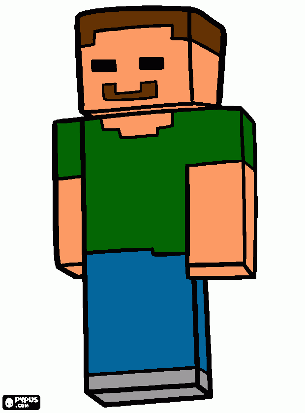 Omalovánka epic steve