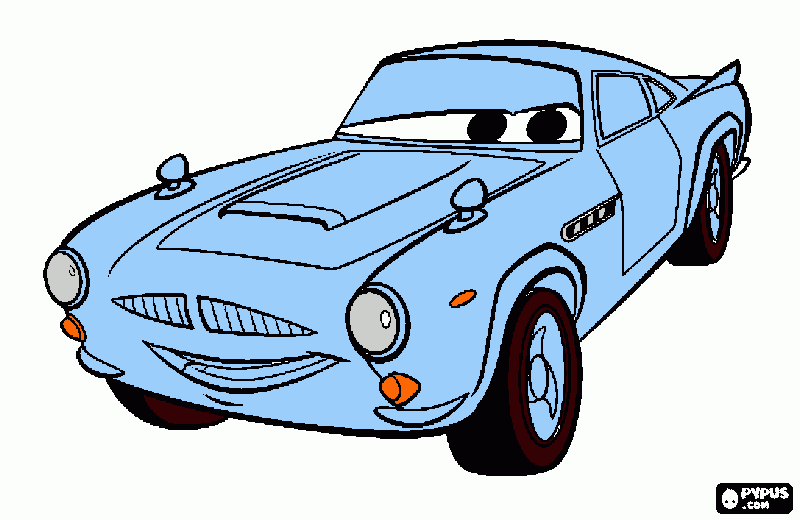 Omalovánka Finn McMissile