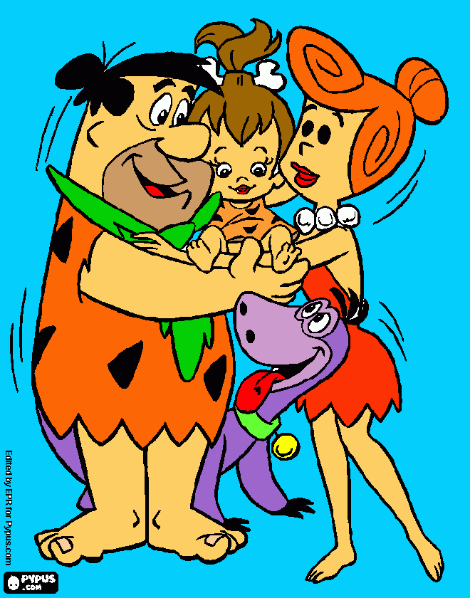 Omalovánka Flinstounovi