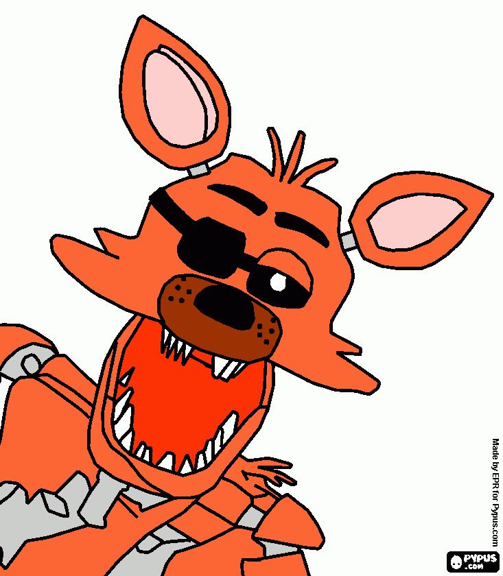Omalovánka foxy