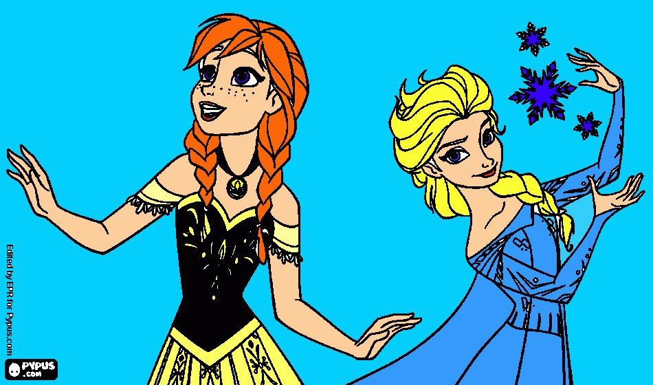 Omalovánka Frozen pro štěstí