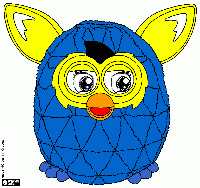 Omalovánka furby boom