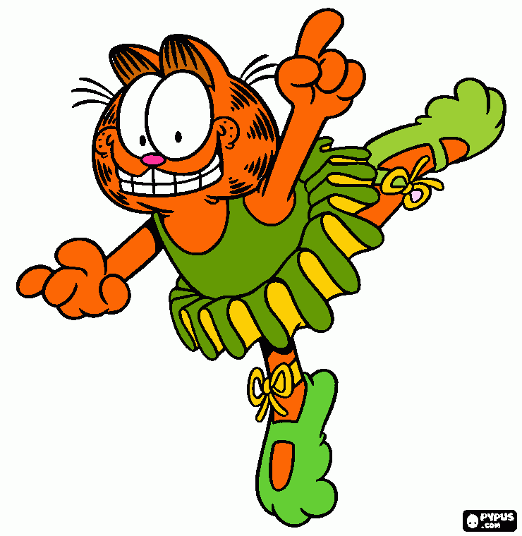 Omalovánka garfield