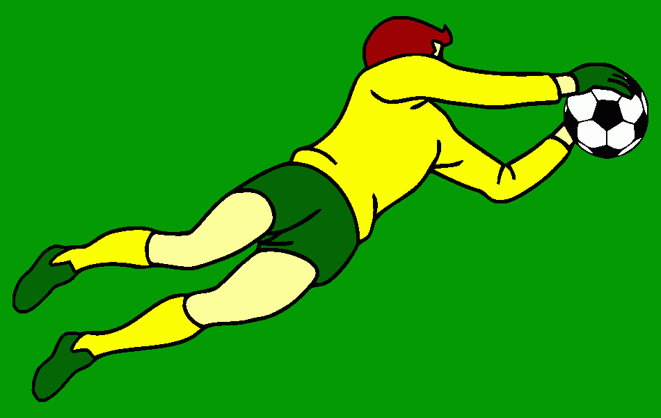 Omalovánka goalkeeper