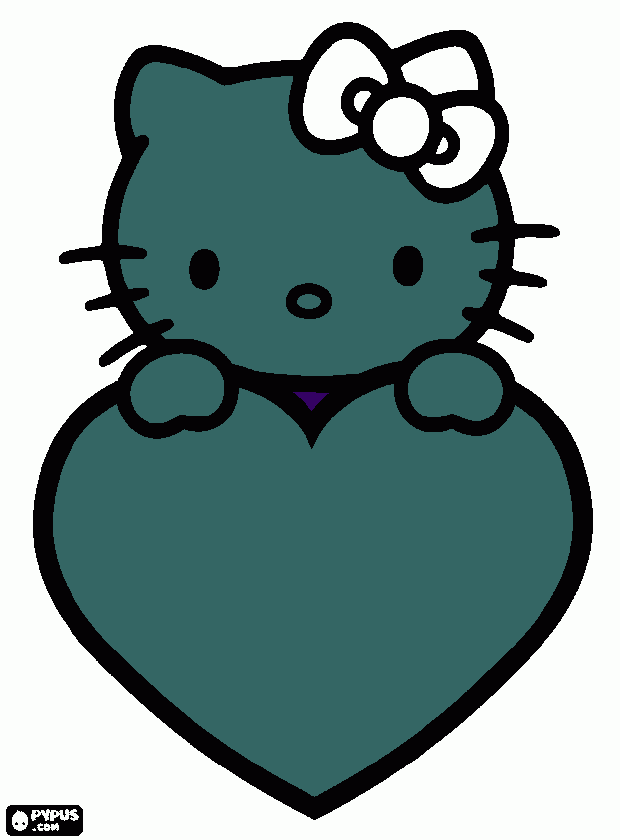 Omalovánka hallo kitty