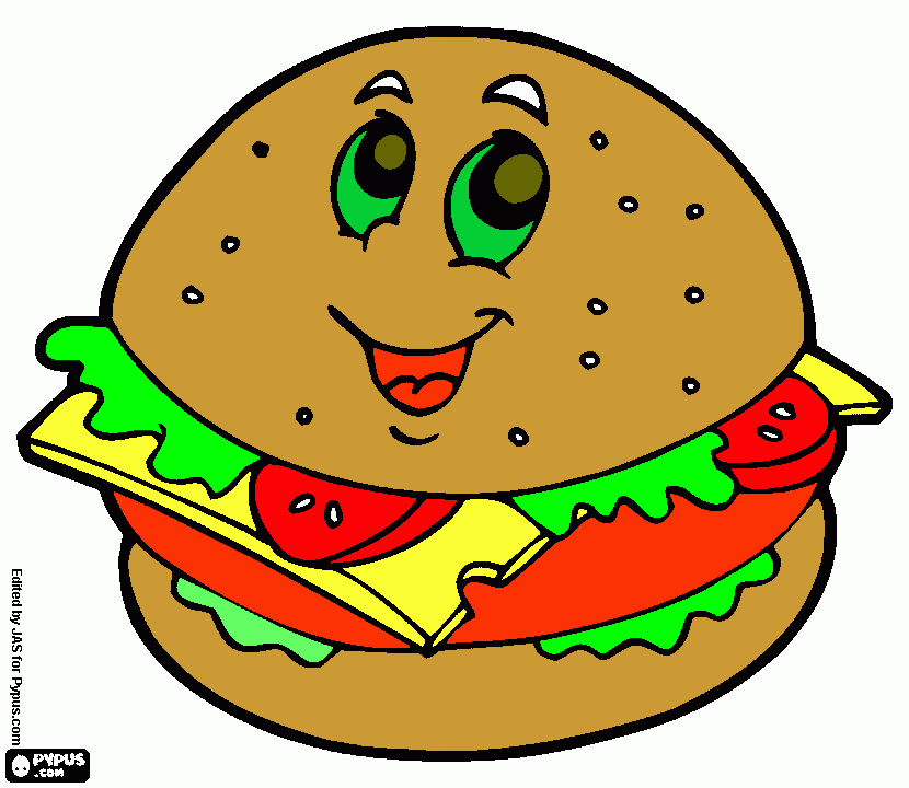 Omalovánka hambáč