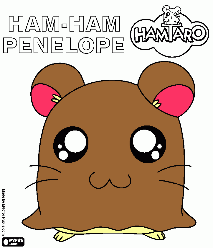 Omalovánka hamtaro