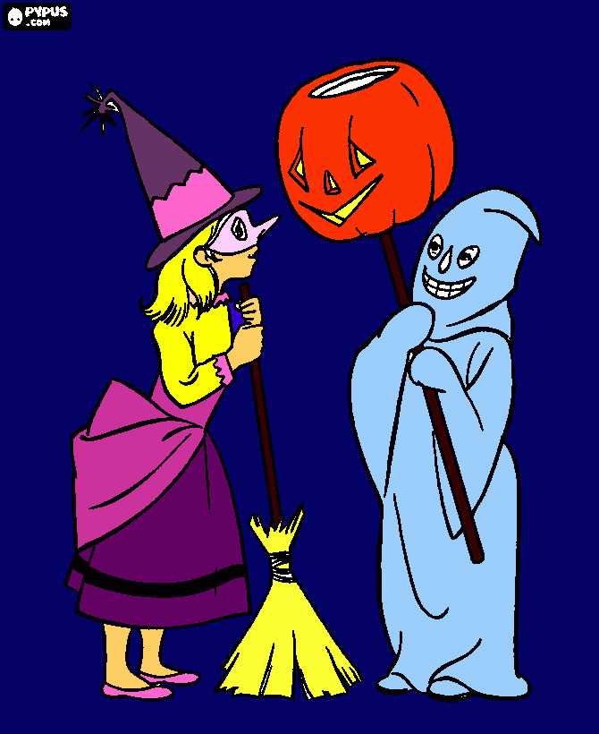 Omalovánka Happy Halloween