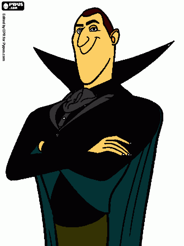 Omalovánka harabě Drákula