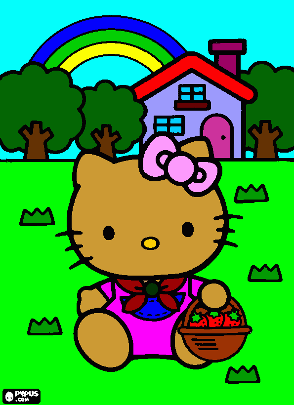 Omalovánka Hello Kiti