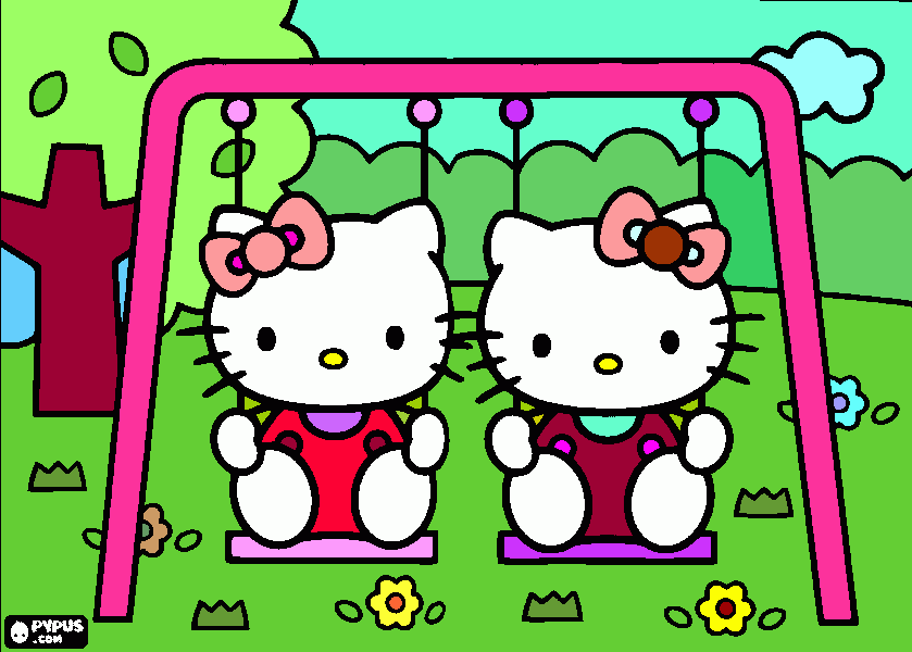 Omalovánka hello kitty B+B