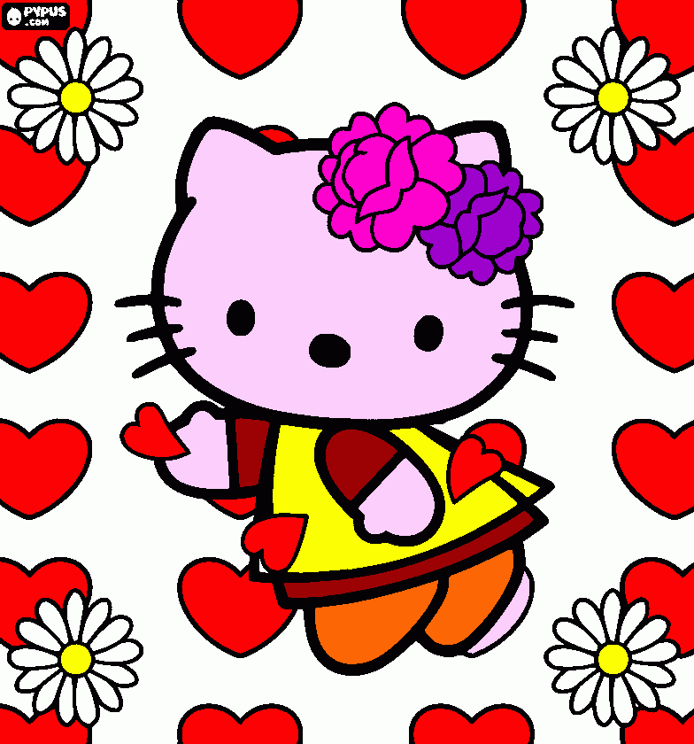 Omalovánka Hello Kitty