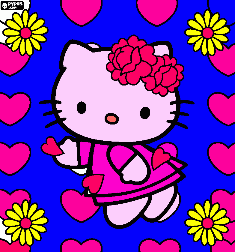 Omalovánka helo kitti