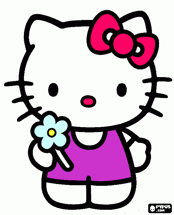 Omalovánka helou kyti