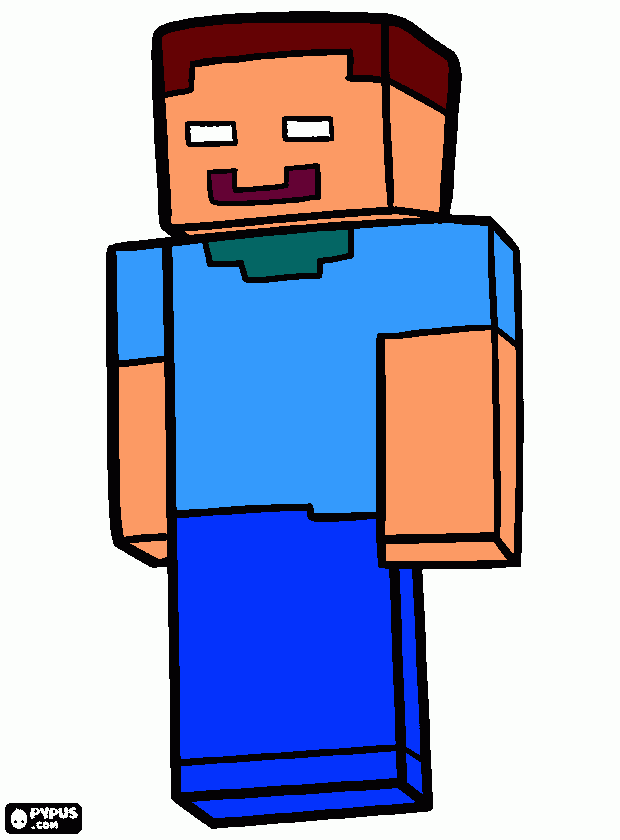 Omalovánka Herobrine