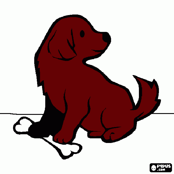 Omalovánka hnědo černý