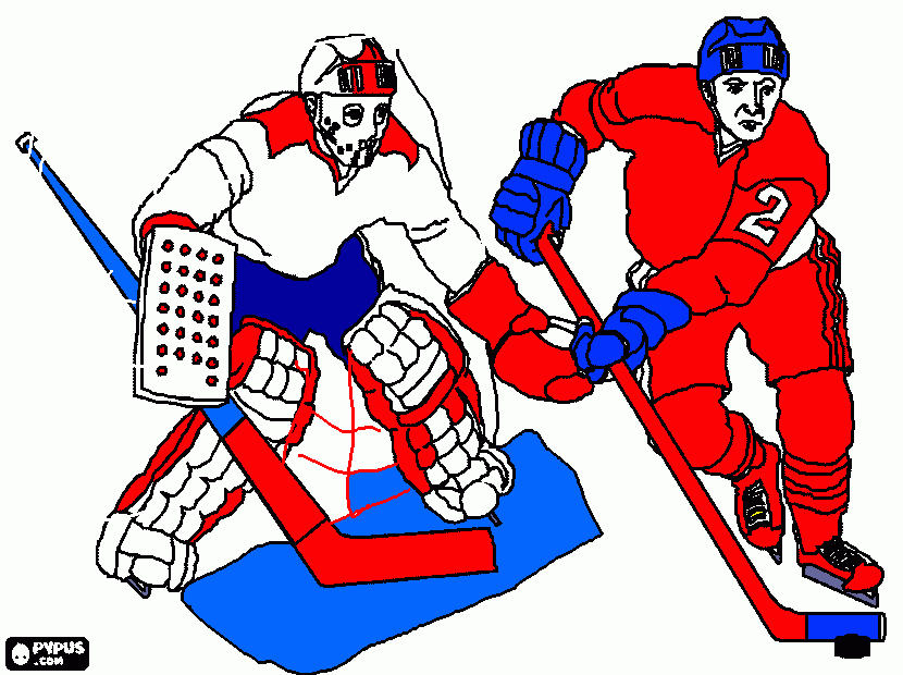 Omalovánka Hokejisté