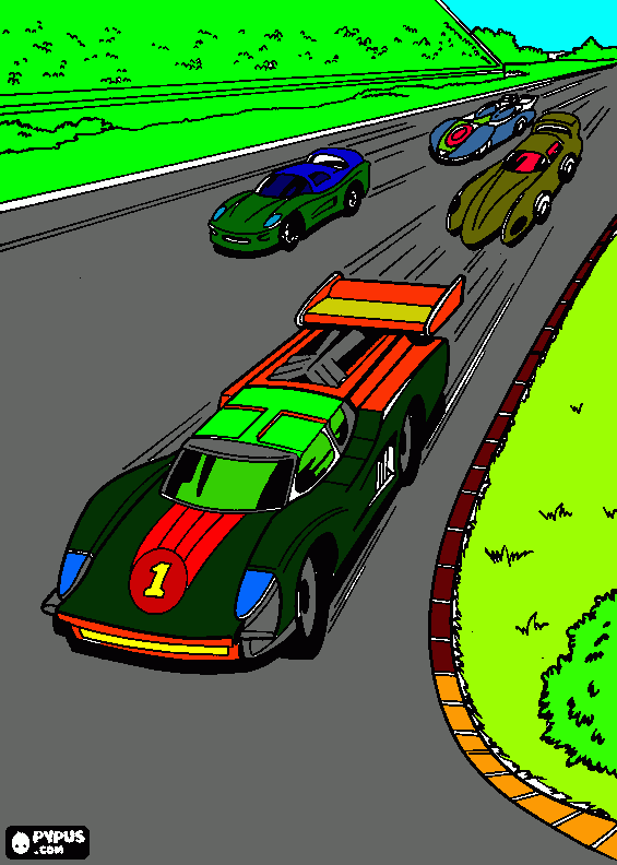 Omalovánka hotwheels 2