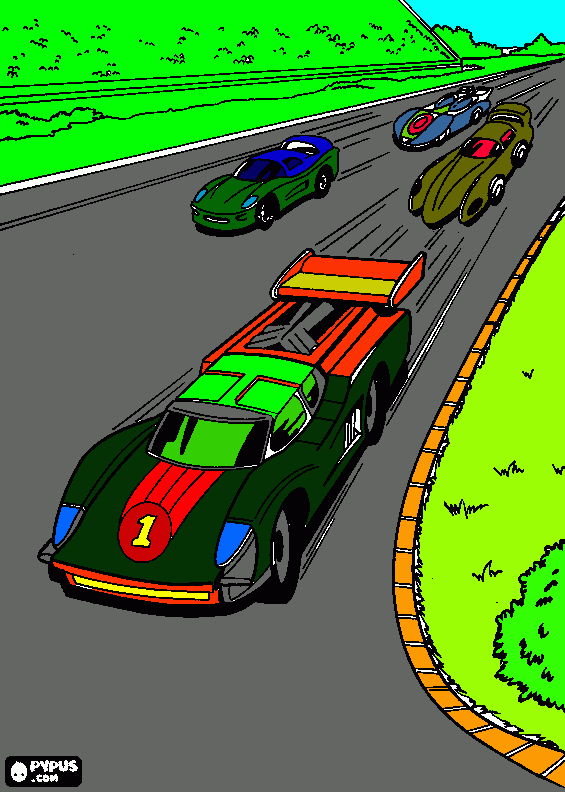 Omalovánka hotwheels