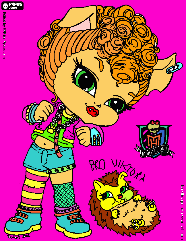 Omalovánka Howleen Wolf