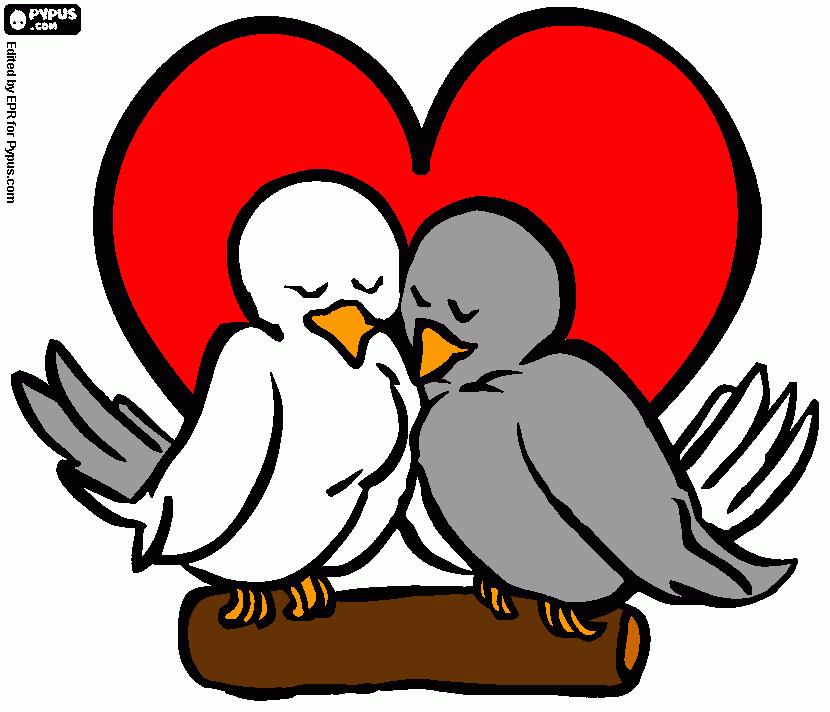 Omalovánka Hrdličky