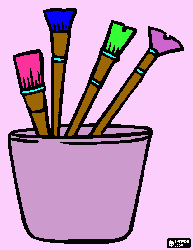 Omalovánka Hrnec se štěcmi