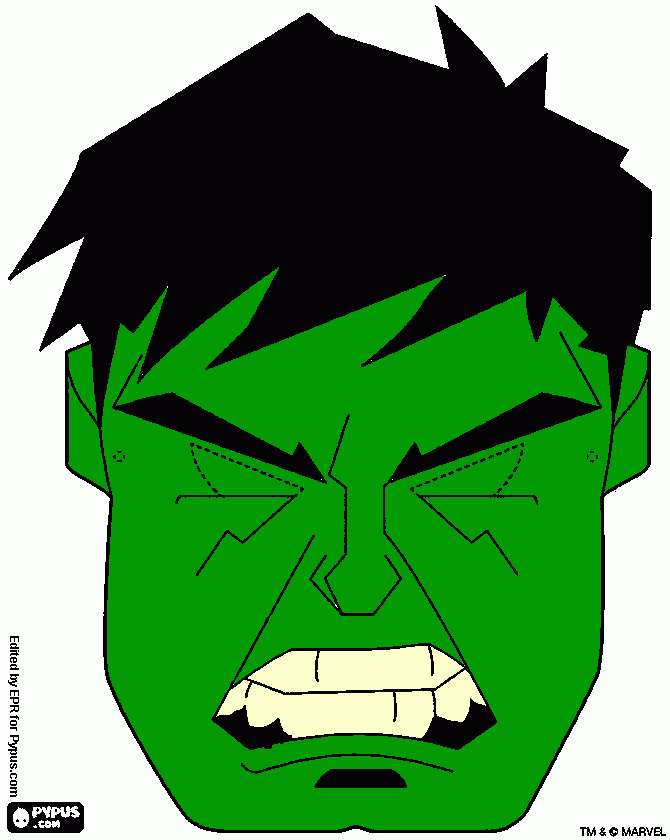 Omalovánka Hulk2