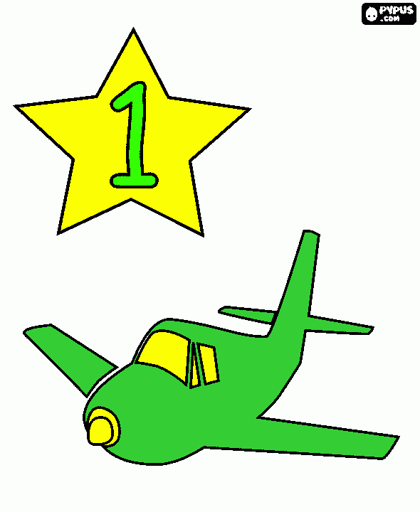 Omalovánka hviezda 1