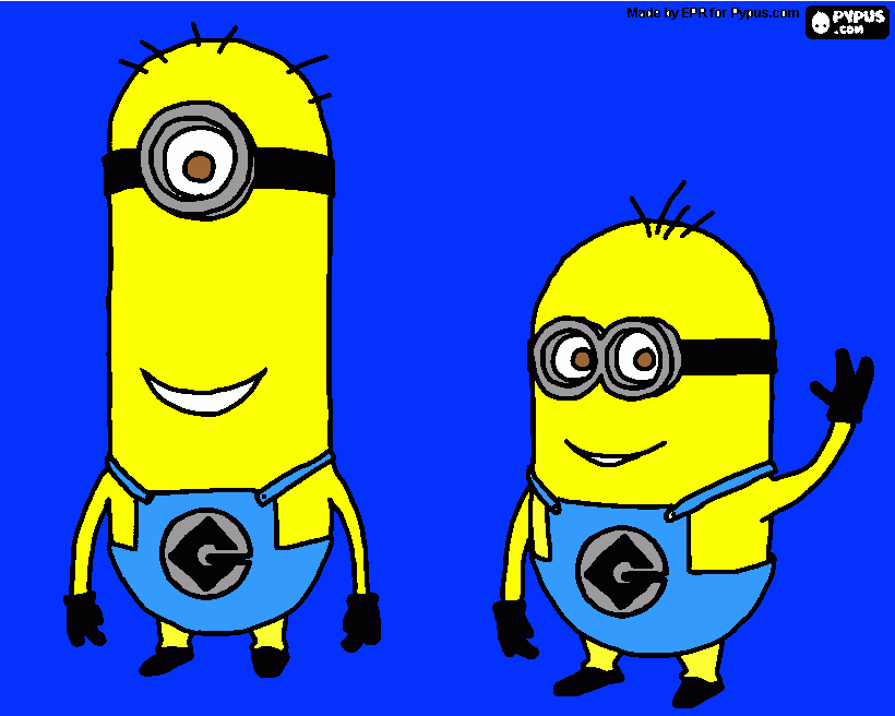 Omalovánka ja yloduch  mimony 