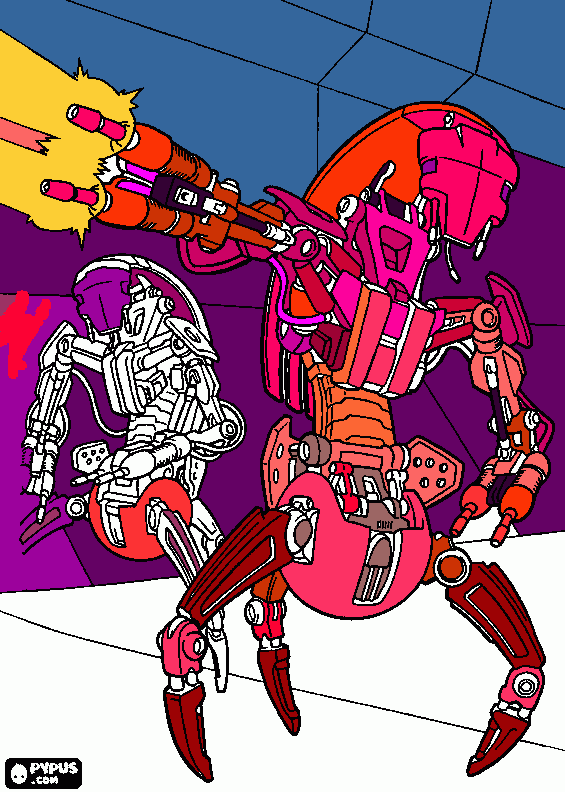 Omalovánka jachym robot