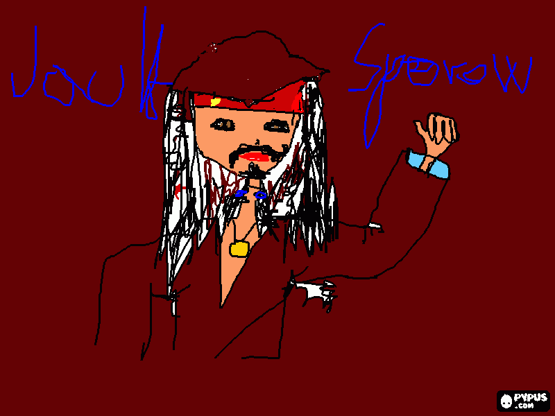 Omalovánka jack sperow