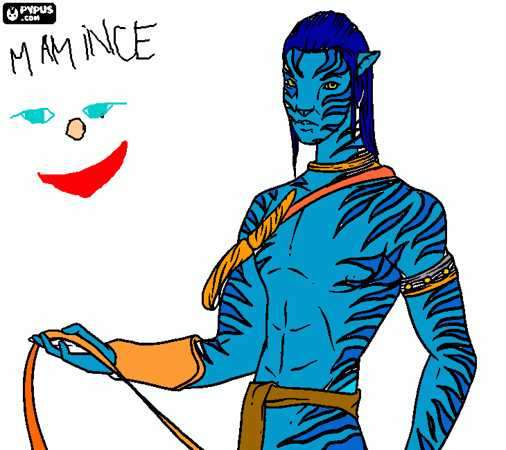 Omalovánka Jake Sully AVATAR