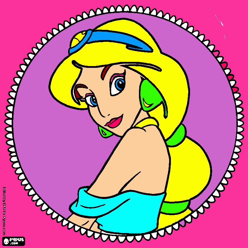 Omalovánka jasmína