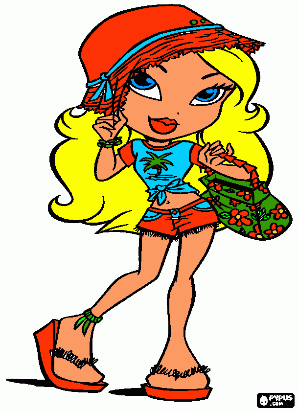 Omalovánka jdeme na havaj