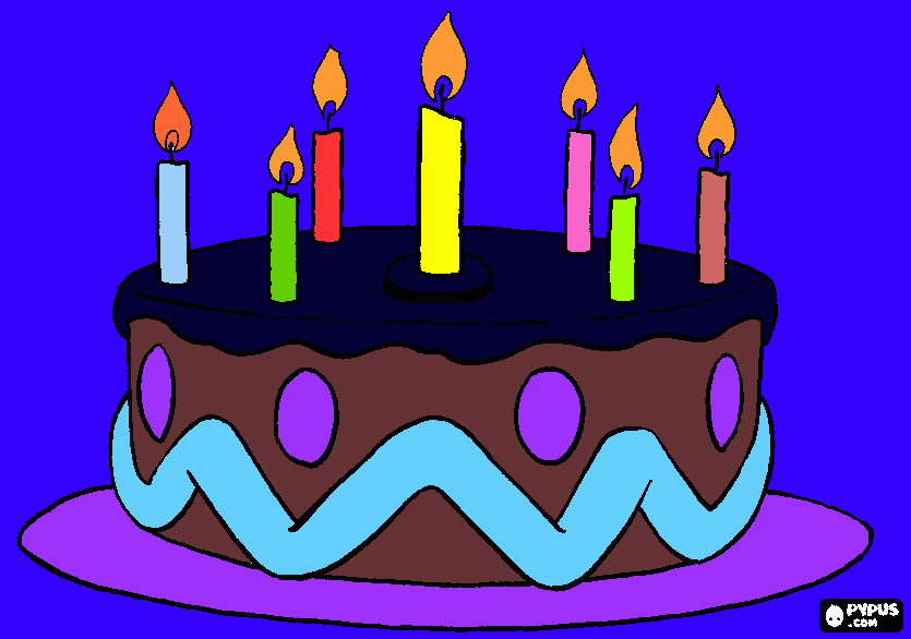 Omalovánka Jeni narozeniny 7