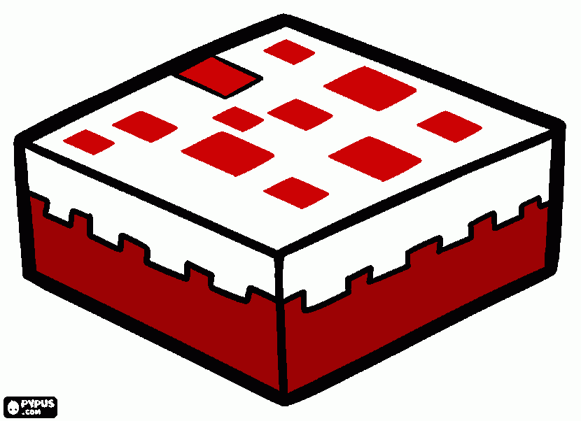 Omalovánka jeto dort