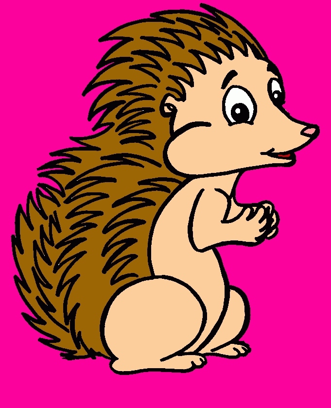 Omalovánka Ježek pro štěstí