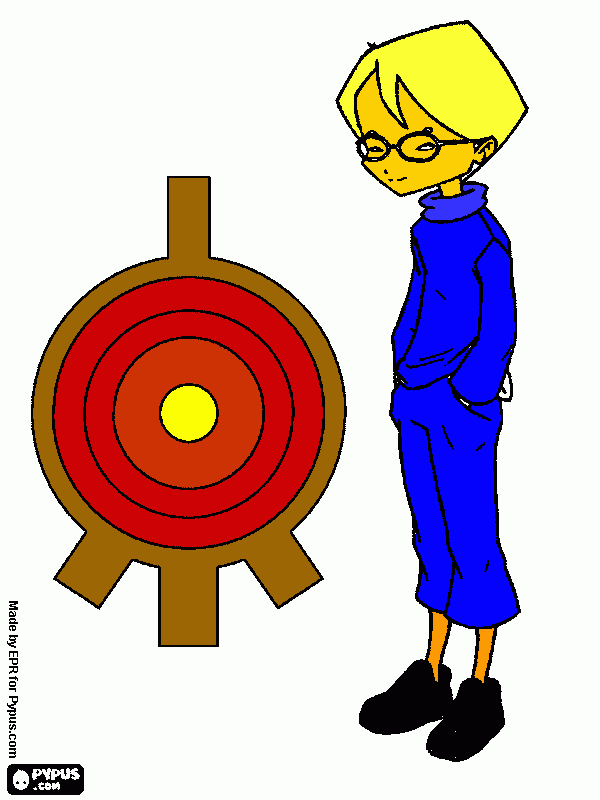 Omalovánka jto modré a oranžové