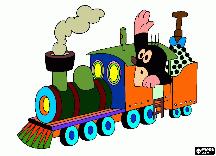 Omalovánka julie krtek