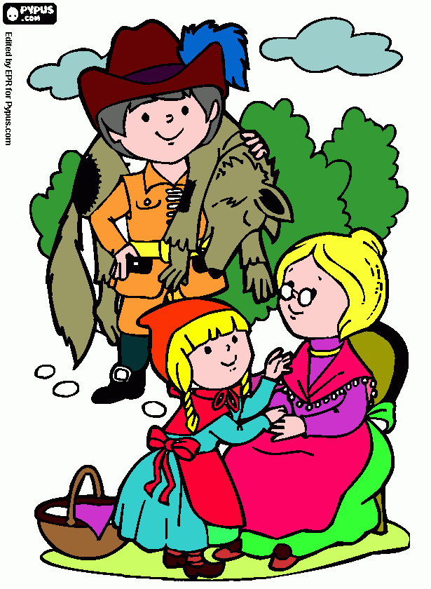 Omalovánka karkulka