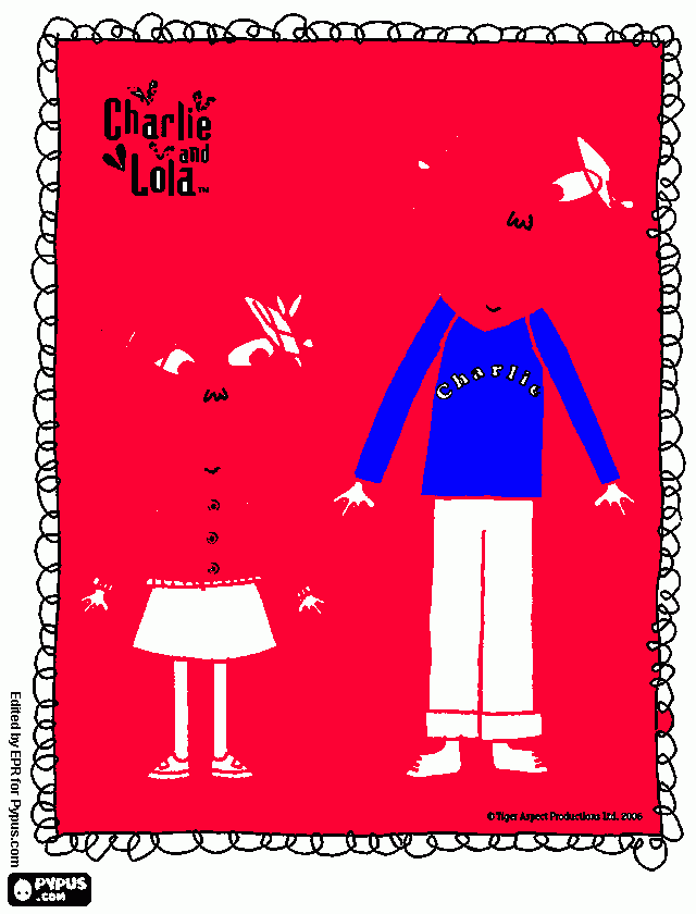 Omalovánka karlík a lola