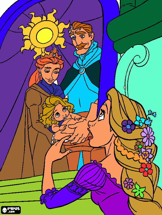 Omalovánka Karolínka malovanka