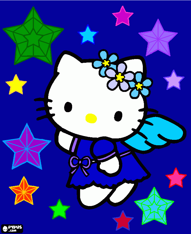 Omalovánka Kitty vila