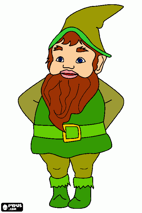 Omalovánka klobouk vousi 