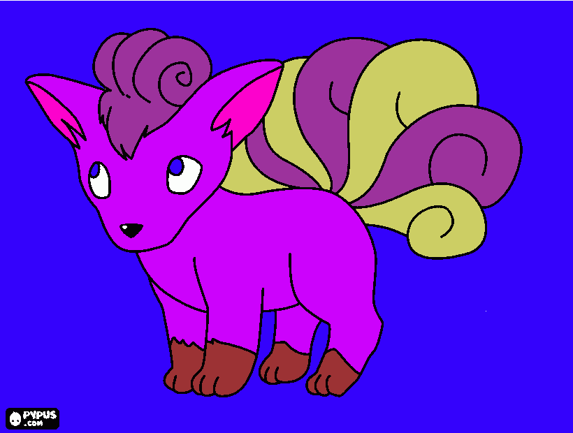 Omalovánka kocicka barevna