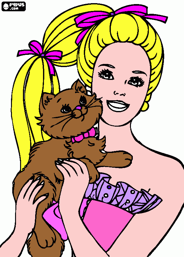 Omalovánka kocickabarbara