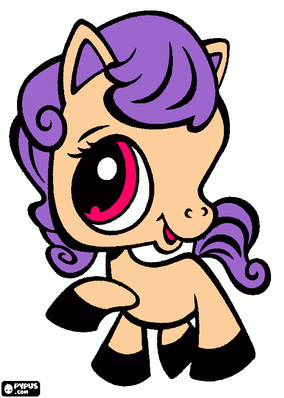 Omalovánka Koníček od Páti